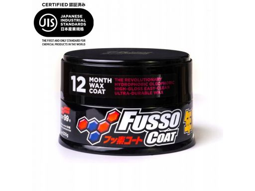 Soft99 wosk samochodowy fusso coat 12 months dark