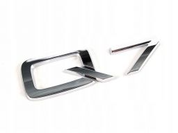 Audi q7 emblemat znaczek logo napis chromowany