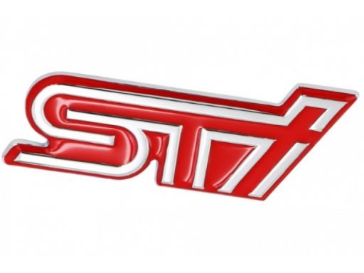 Emblemat znaczek logo subaru sti metalowy