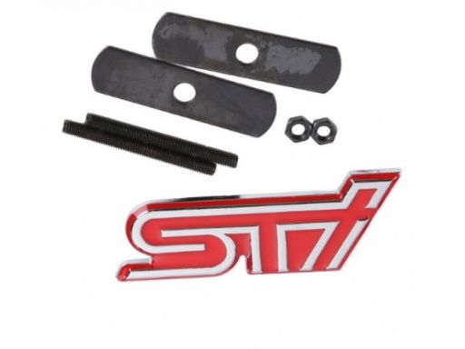 Emblemat znaczek logo subaru sti metalowy grill