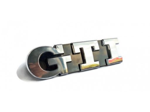 Logo emblemat znaczek naklejka vw gti - grill
