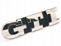 Logo emblemat znaczek naklejka vw gti - grill
