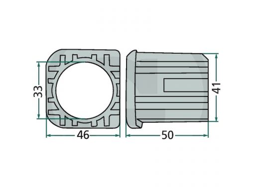 Tulejka zgrabiarki pottinger 006241|22