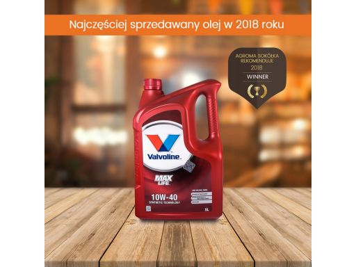 Olej silnikowy valvoline maxlife 10w40 5l syntheti