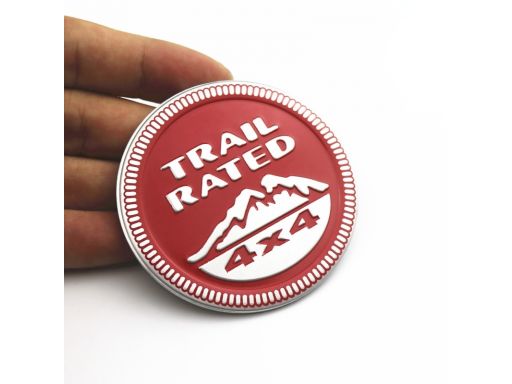 Jeep logo emblemat znaczek 60mm trail rated metal