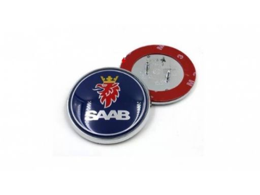 Emblemat logo znaczek saab 68mm maska przód