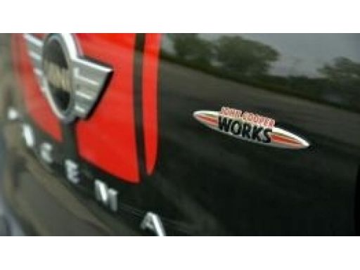 Emblemat logo grill mini john cooper works 135mm