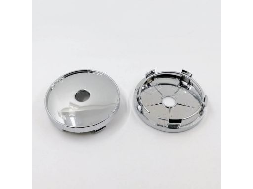 Dekiel kapsel dekielek volvo 60mm czarno-srebrny