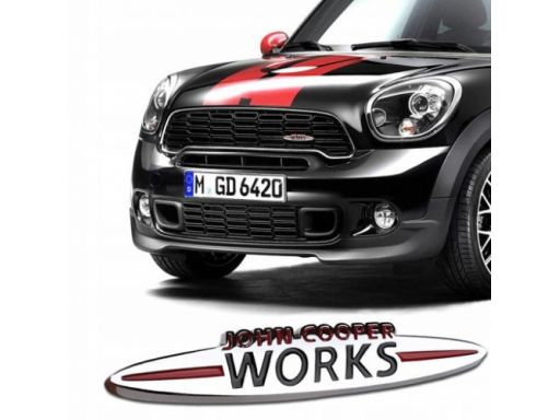 Emblemat logo grill mini john cooper works 135mm