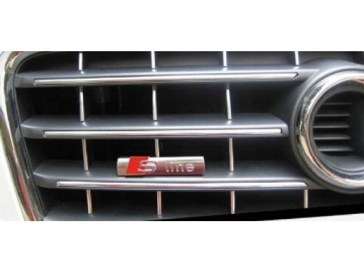 Emblemat logo s-line audi grill s-line połysk