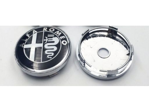 Dekielek kapsel na felgi alfa romeo black 50mm x4
