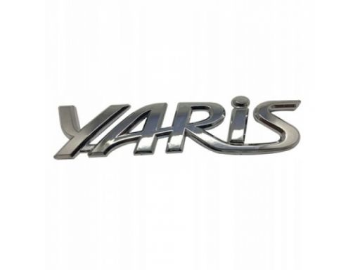 Emblemat logo napis toyota yaris plastik