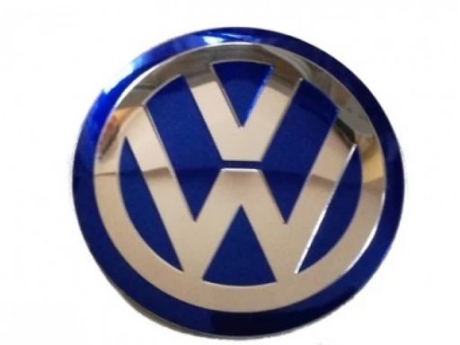 Logo emblemat znaczek vw średnica 90mm niebieski