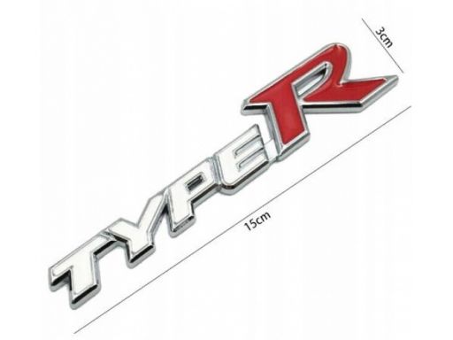 Emblemat logo znaczek honda type r, civic, accord