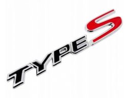 Emblemat logo napis honda type s