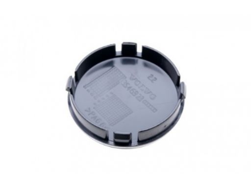 Dekiel kapsel dekielek volvo 64mm czarno srebrny