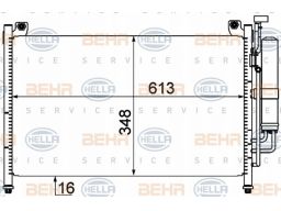 Chłodnica skraplacz mazda2 8fc 351 | 310-241 hella