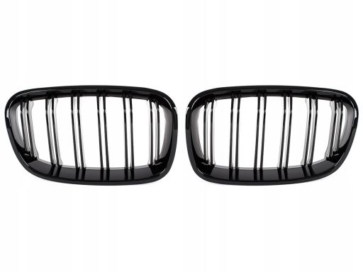 Black glossy atrapa grill nerki do bmw 1 f20 f21