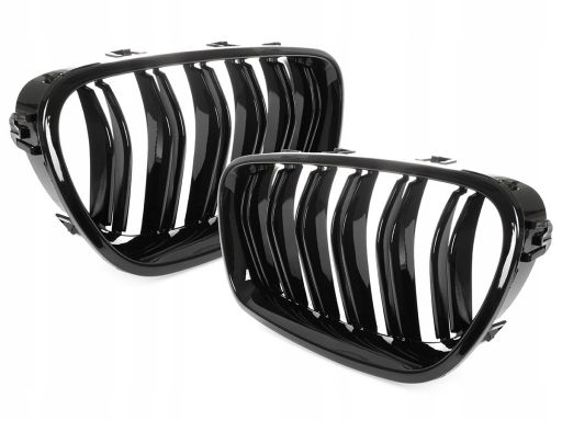 Grill nerki bmw 5 f10 f11 m pakiet m5 black połysk