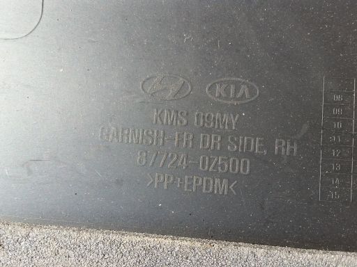 Kia sportage ii listwa drzwi prawy przód