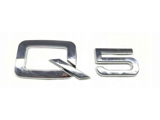 Audi q5 emblemat znaczek logo napis chromowany