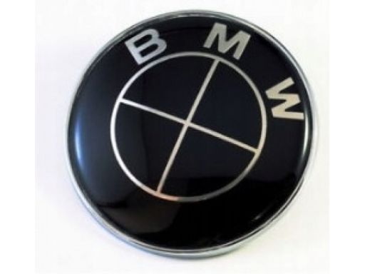 Bmw logo emblemat znaczek 74mm czarne full black
