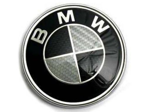 Bmw logo emblemat 7 sztuk komplet carbon black