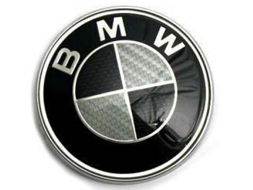 Bmw logo emblemat znaczek 74mm carbon black