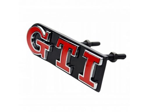 Logo emblemat znaczek naklejka vw gti - grill