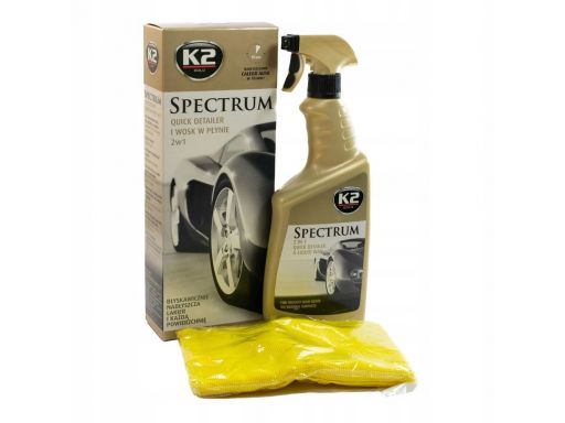 K2 spectrum wosk syntetyczny detailer +mikrofibra