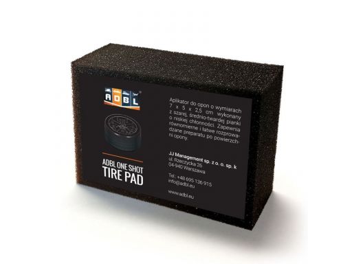 Adbl one shot tire pad gąbka do opon 7x5x2.5 cm