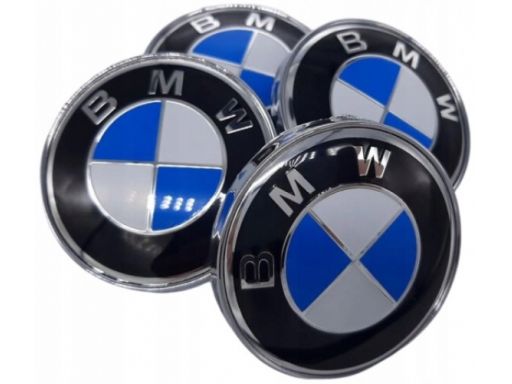 Dekielek kapsel na felgi bmw blue 60mm - 4 szt