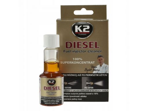 K2 diesel do czyszczenia wtryskiwaczy diesla 50ml