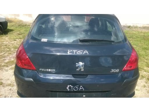 Peugeot 308 klapa tylna kpl hb 5d ktga