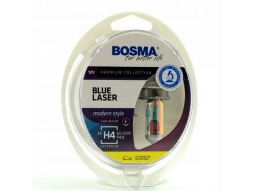 Bosma h4 60/55w blue laser żarówki p43t 2sztuki