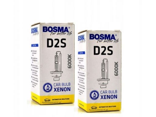 Xenon bosma d2s 85v/35w ksenon palnik 6000k 2szt