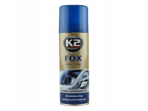 K2 fox anti fog zapobiega parowaniu szyb 200ml