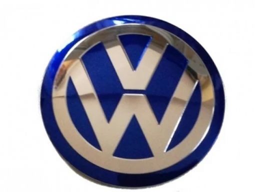 Logo emblemat znaczek vw średnica 120mm niebieski