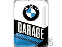 Bmw tablica metalowa garage 15x20cm