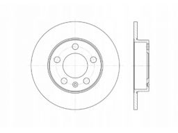 Roadhouse tarcze hamulcowe oś tylna 232mm