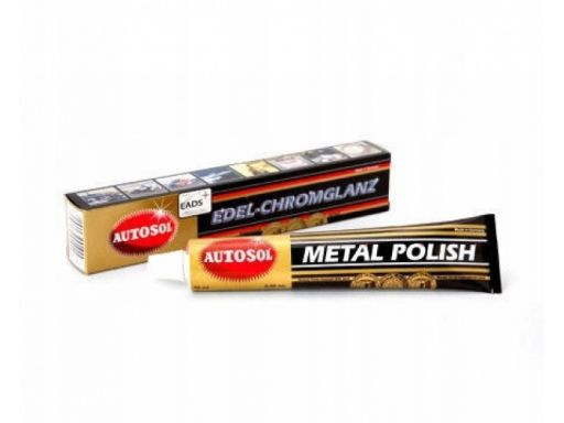 Autosol pasta do chromu miedzi aluminium niklu