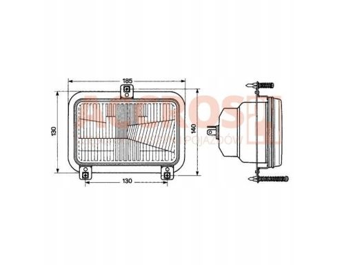 Element optyczny reflektora cobo 054060|00