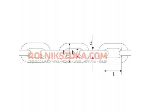 Łańcuch rozrzutnika 11x35 mm kemper cena za mb
