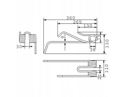Palec ząb sprężysty lely 410431|1680