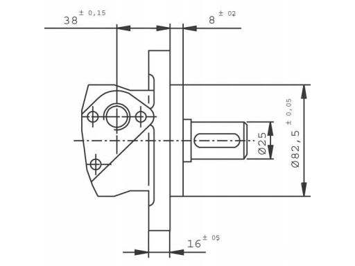 Silnik hdyrauliczny orbitalny bmp160 smp160 fi-25m