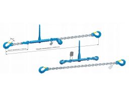 Odciąg łańcuchowy dwuczęściowy 3,5m 10mm 63kn