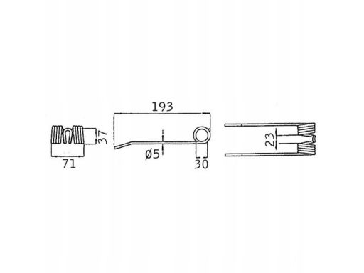 Palec ząb podbieracza welger rp 12, 15 | 094052250|0