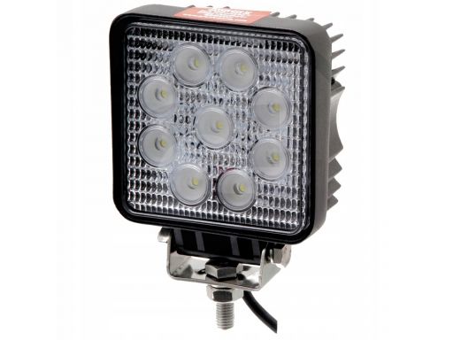 Reflektor roboczy led 27w 9led 1200 lumenów