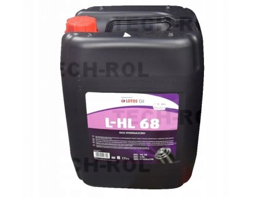 Olej hydrauliczny hydrol l-hl 68 20l lotos
