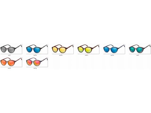 Lenonki okulary unisex montana matowe lustrzanki